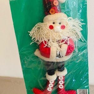 The Christmas Collection Vintage fabric Santa Decor